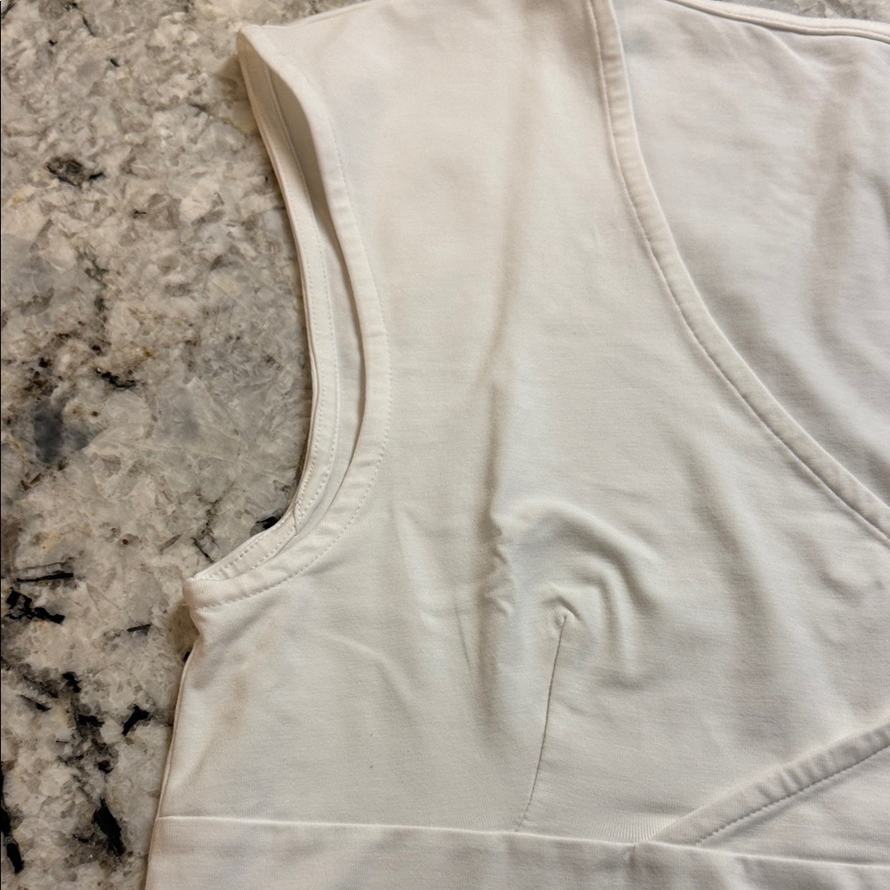 J Crew White Sleeveless Blouse - Picture 4 of 5